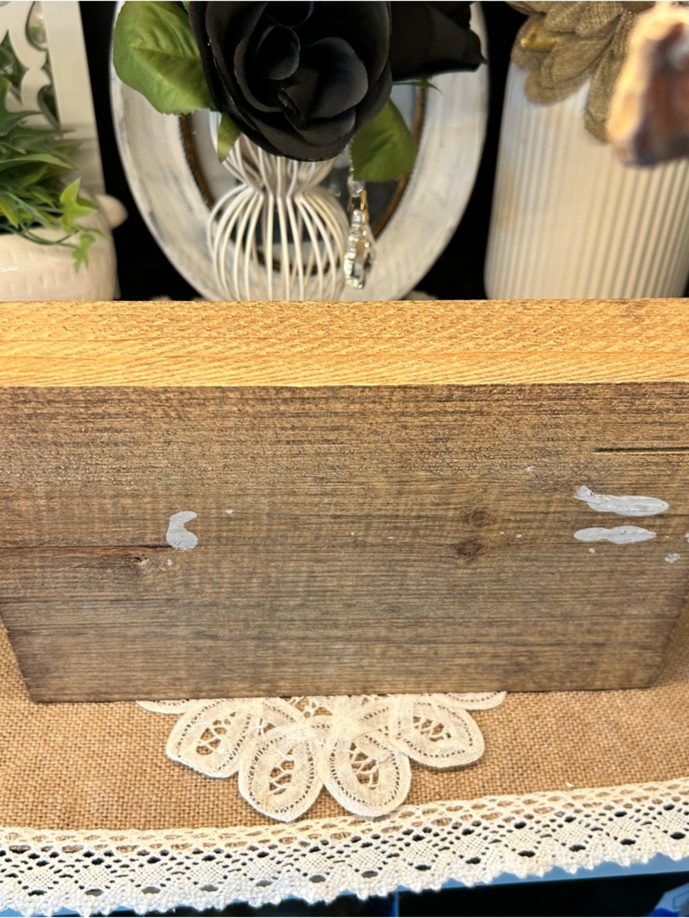 Rustic Bee Kind Wooden Block Sign - Farmhouse Tiered Tray Decor - Bumblebee Art - Picture 9 of 14